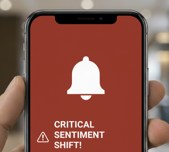 Real-time hotel review alerts and notification dashboard in Signalia